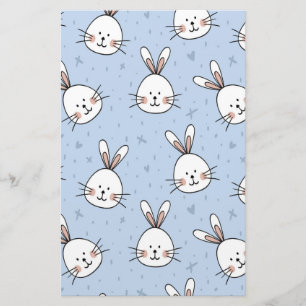 Papelería Patrón Adorable de conejo conejo conejo conejo