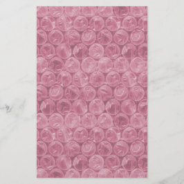 Papelería Patrón de ajuste de burbujas rosa