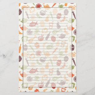 Papelería Patrón de alimentos