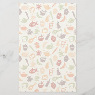 Papelería Patrón de alimentos