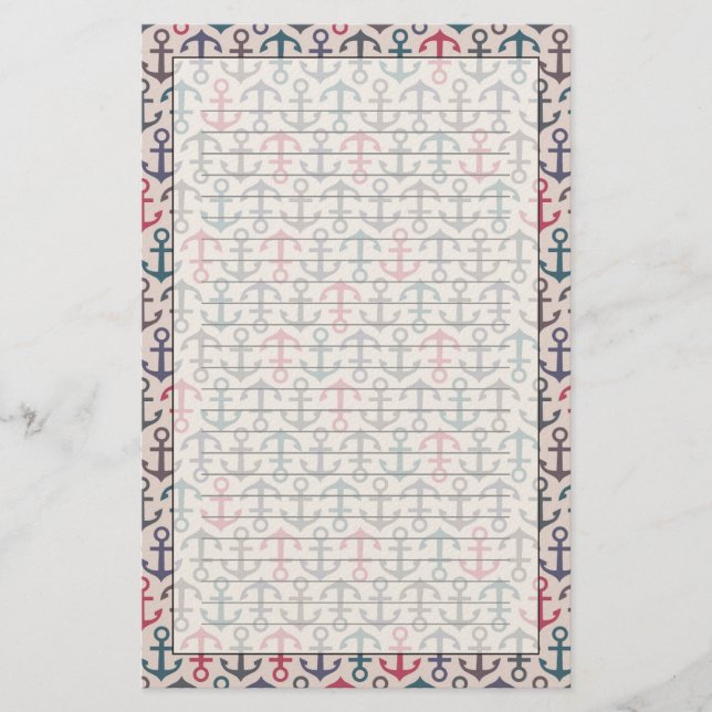 Papelería Patrón de anclaje (Anverso)