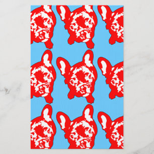 Papelería Patrón de Bulldog