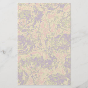 Papelería Patrón de camuflaje floral vibrante