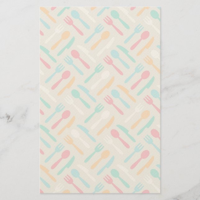 Papelería Patrón de cocina 3 (Anverso)