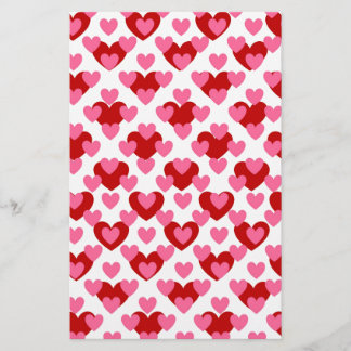 Papelería Patrón de corazón