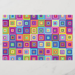 Papelería Patrón de cuadrados