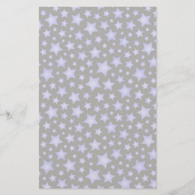 Papelería Patrón de estrella (Anverso)
