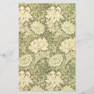 Papelería Patrón de flores de crisantemo (por William Morris