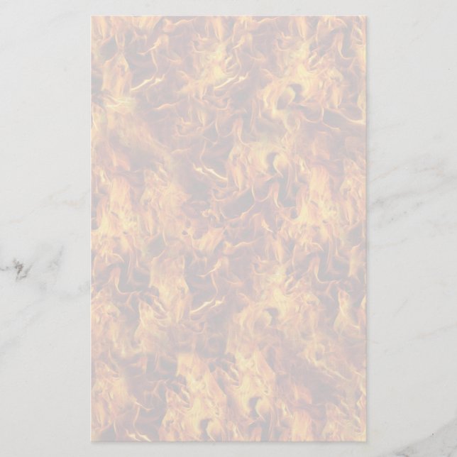 Papelería Patrón de incendios y llamas (Anverso)