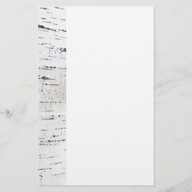 Papelería Patrón de la corteza de Birch (Anverso)