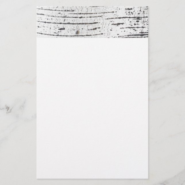 Papelería Patrón de la corteza de Birch (Anverso)