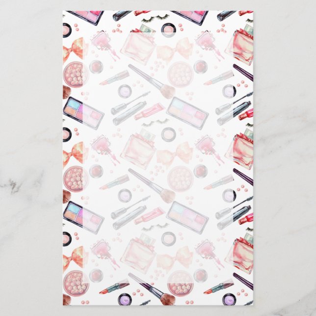 Papelería Patrón de maquetación de color de agua (Anverso)