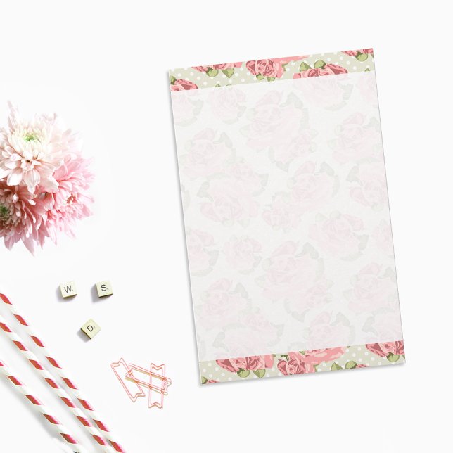 Papelería Patrón de Moda de país rosa rosa (Subido por el creador)