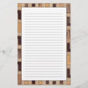 Papelería Patrón de paño de lodo africano decorativo
