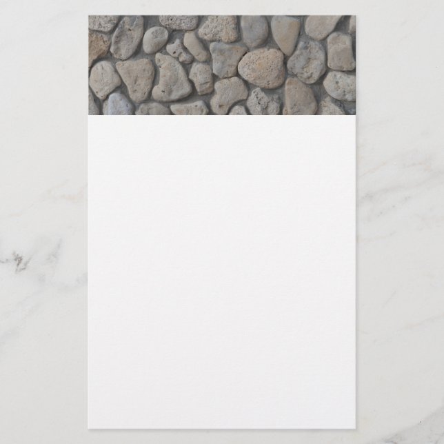 Papelería Patrón de piedra (Anverso)