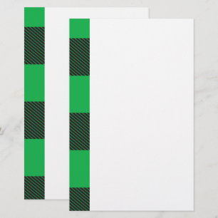 Papelería Patrón de platillos verdes