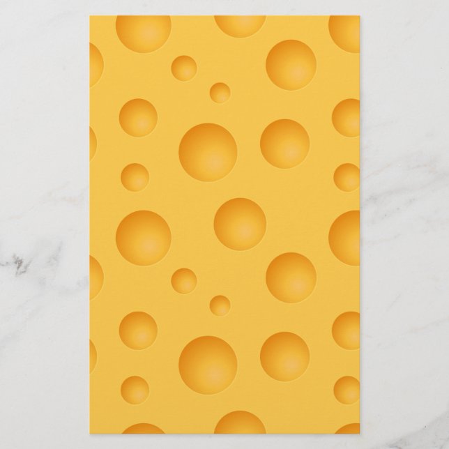 Papelería Patrón de queso amarillo (Anverso)