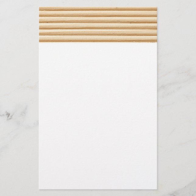 Papelería Patrón de rayas de madera (Anverso)