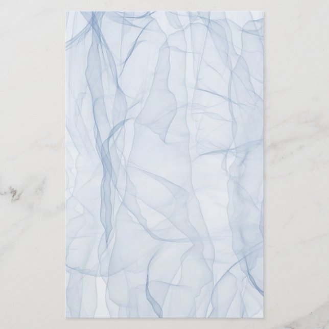 Papelería Patrón de sombra azul (Anverso)