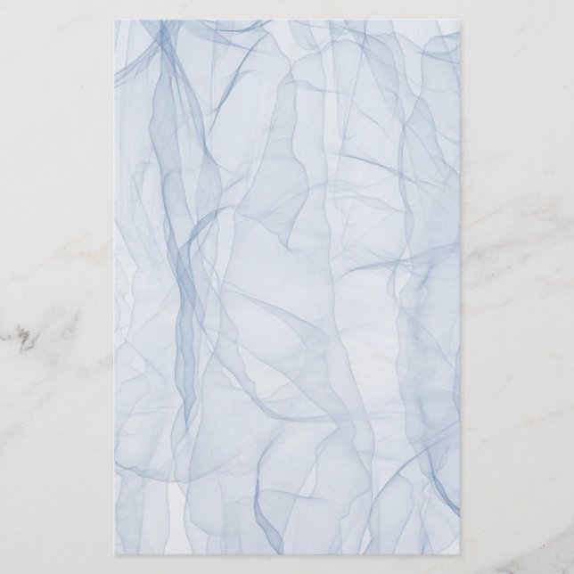 Papelería Patrón de sombra azul (Anverso)