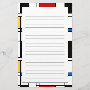 Papelería Patrón De Stijl