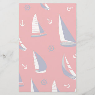 Papelería Patrón de velero flojo
