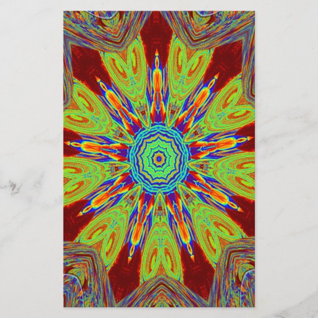 Papelería Patrón étnico asiático-africano (Anverso)