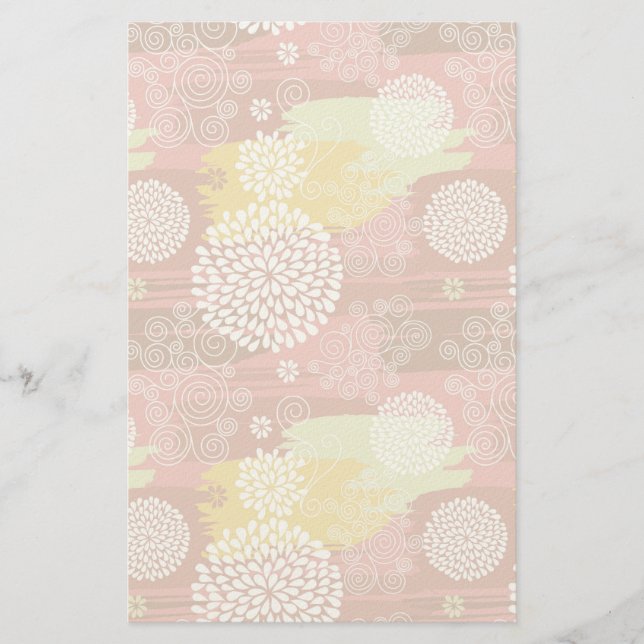 Papelería Patrón floral 2 (Anverso)