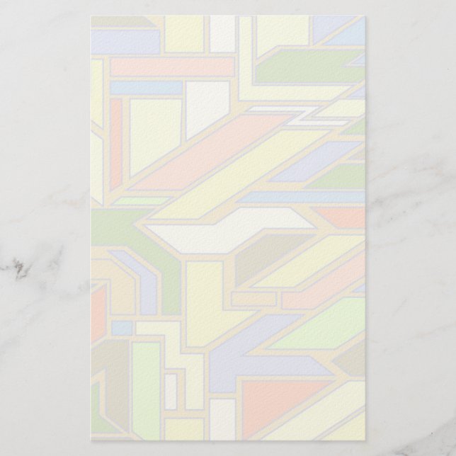 Papelería Patrón geométrico 3 (Anverso)