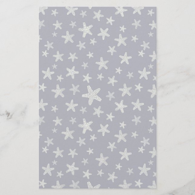 Papelería Patrón Mar de Starfish (Anverso)