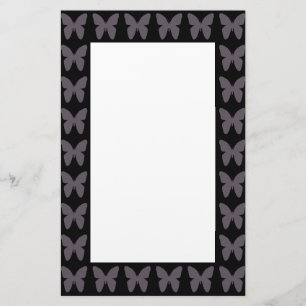 Papelería Patrones De Mariposa Mariposas En Blanco Y Negro