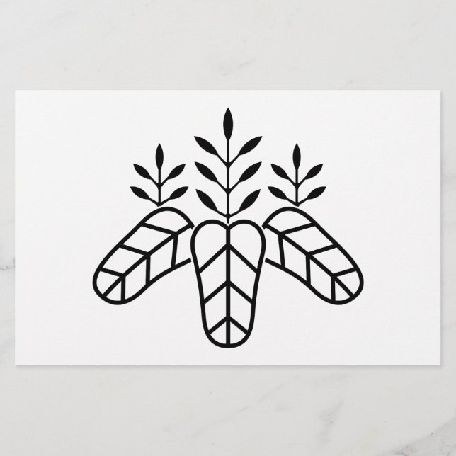 Papelería Paulownia taiko (Anverso)