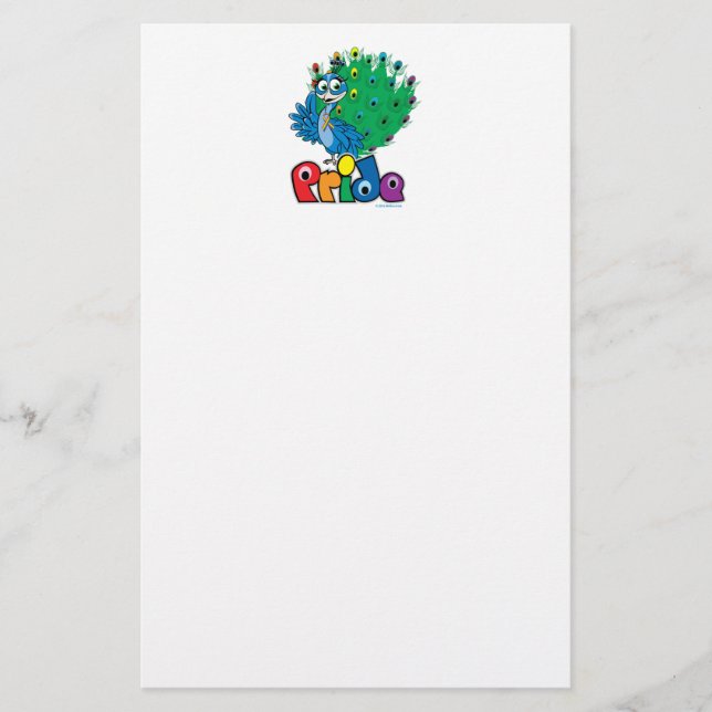 Papelería Pavo real de LGBTQ (Anverso)