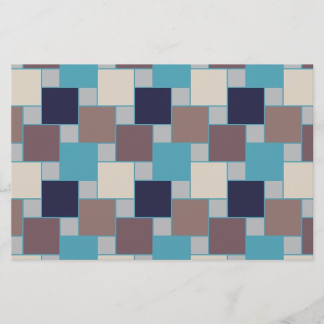 Papelería Pavo real en la playa (Anverso)