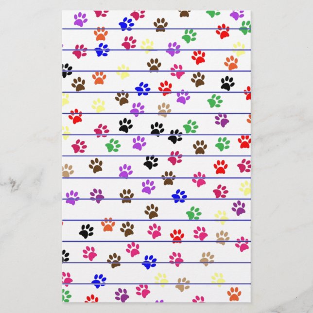 Papelería Paws Stationery (Anverso)