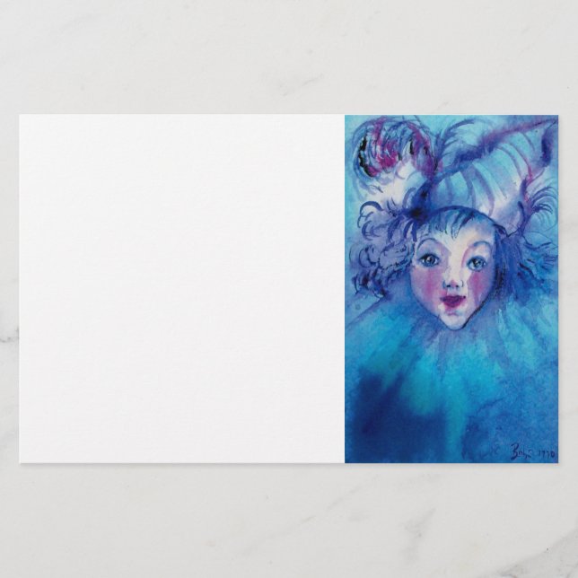 PAPELERÍA PAYASO DE AZUL (Anverso)