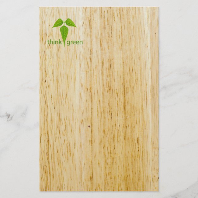 Papelería Pensar en verde (Anverso)