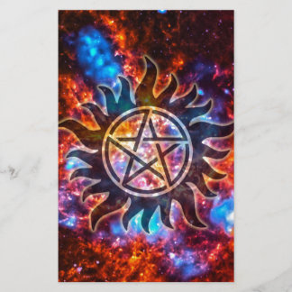 Papelería Pentagrama cósmico