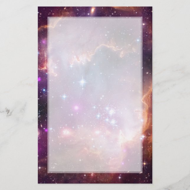 Papelería Pequeño espacio de la galaxia de la nube de (Anverso)