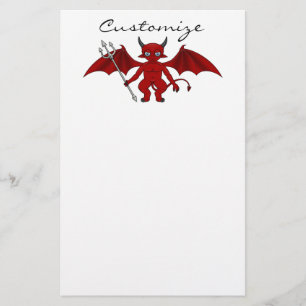 Papelería Pequeño malvado malvado rojo