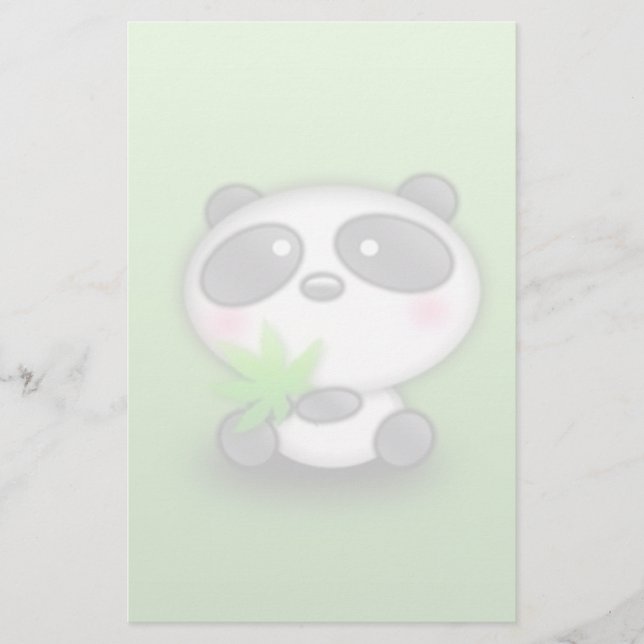 Papelería Pequeño panda Cub (Anverso)