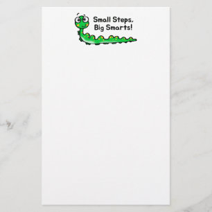 Papelería Pequeños pasos Personalizado de oruga de Smarts gr