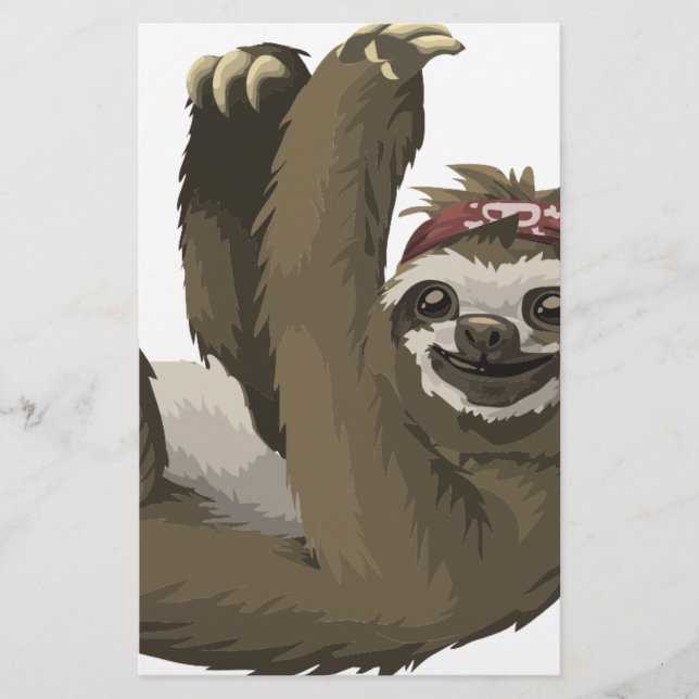 Papelería perezoso cráneo (Anverso)