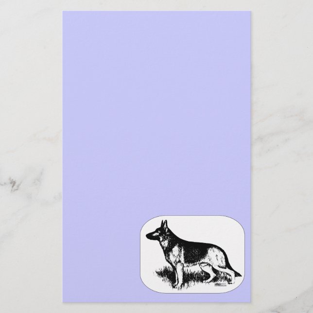 Papelería Perfil del pastor (Anverso)