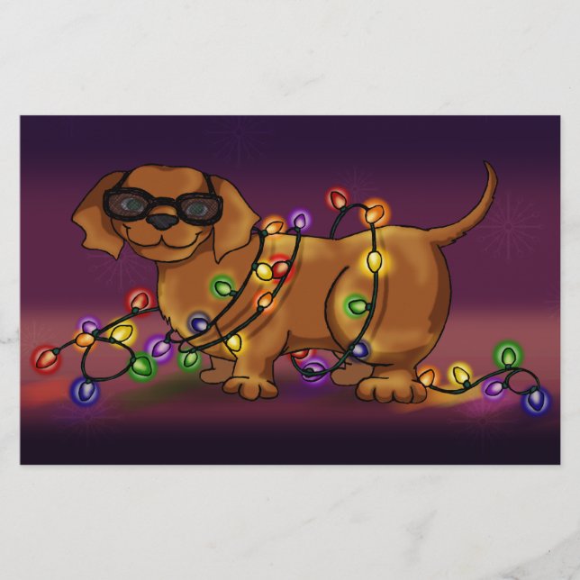 Papelería Perro brillante (Anverso)