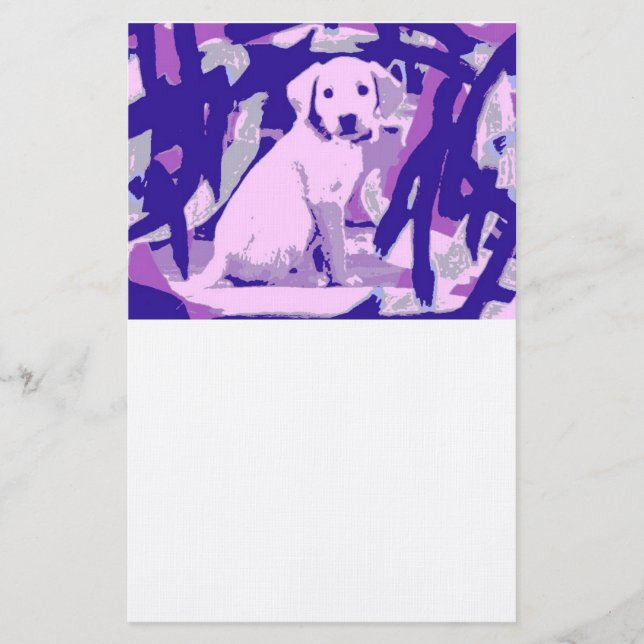 Papelería Perro de los Cachorros de Oro (Anverso)