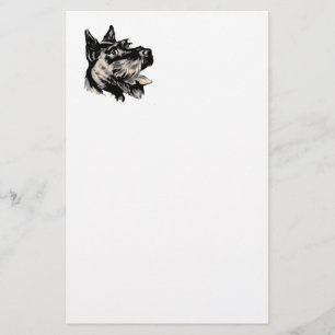 Papelería Perro de Scotty inmóvil