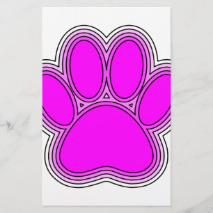 Papelería Perro Paw En Rosa Con Salidas