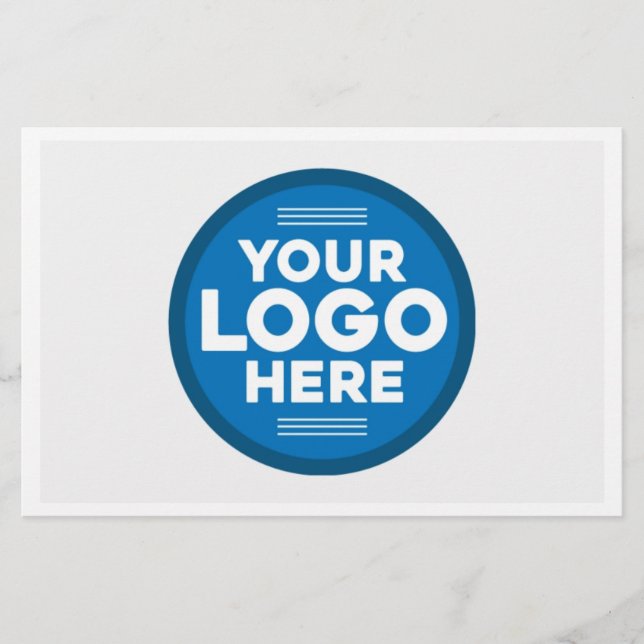 Papelería Personalice aquí su texto o logotipo (Anverso)