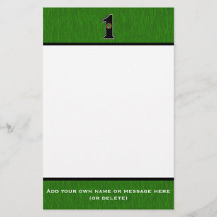 Papelería Personaliza este Lucky Golfer Hole en un solo dise